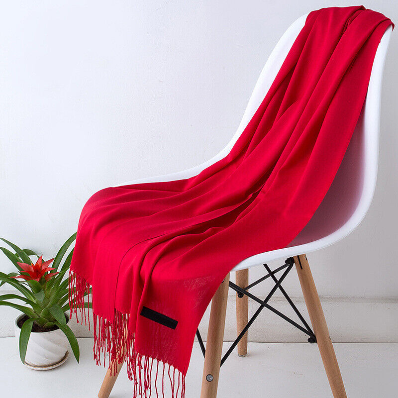 Warm & soft Bria women's cashmere scarf. A stylish fashion accessory and cozy wrap for winter.