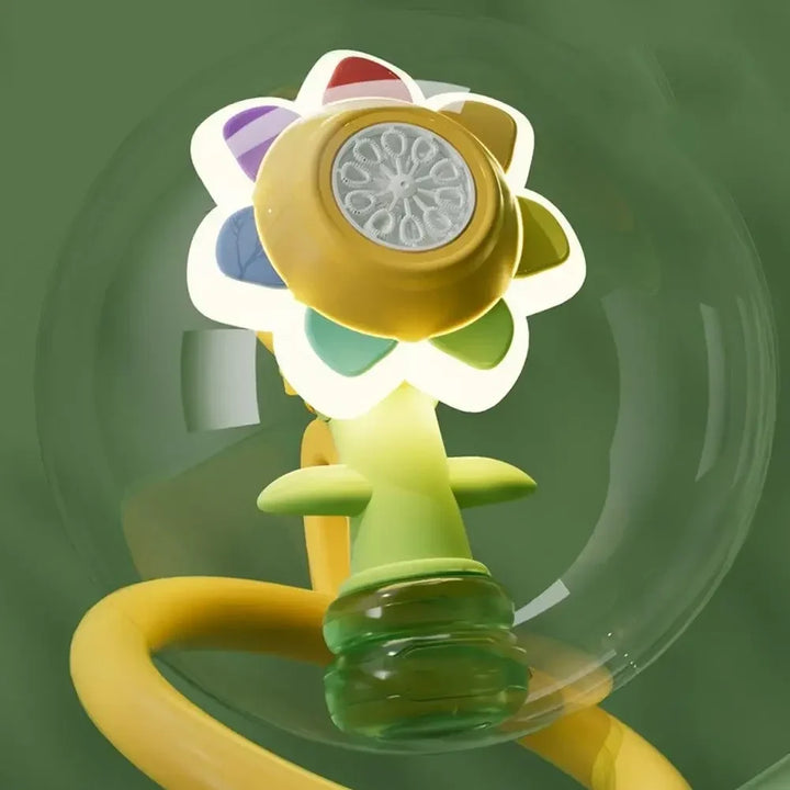 Outdoor quick-release bubble machine for kids, perfect gift for summer entertainment and engaging children's play.
