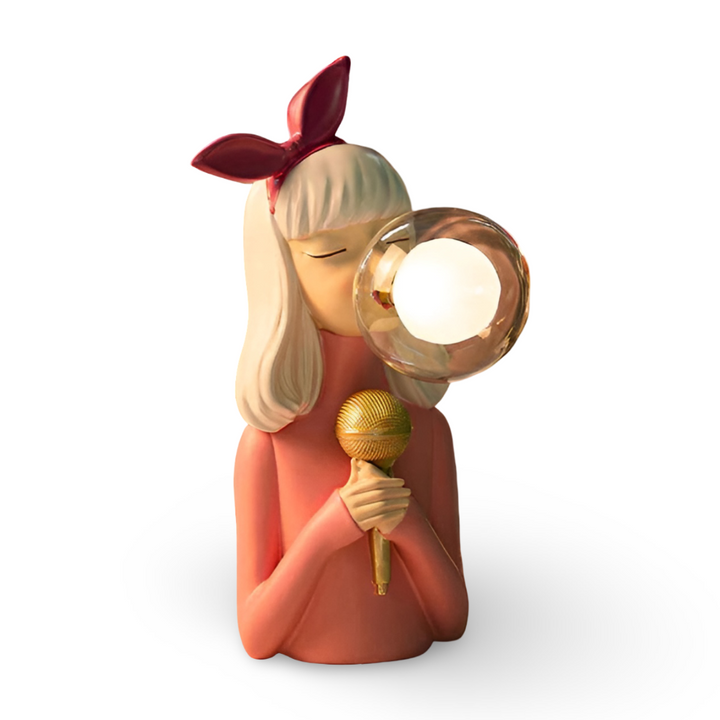 Magical fairy figurine LED table lamp, perfect as a whimsical night light for kids' fantasy decor.
