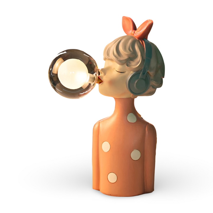 Decorative fairy figurine LED lamp, a charming whimsical light for kids' rooms, adding fantasy mood.