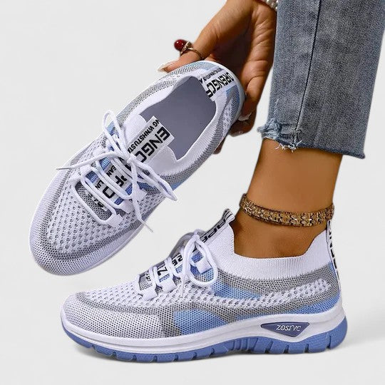 Stylish women's athletic trainers, blending lightweight comfort with essential support for active fashion.