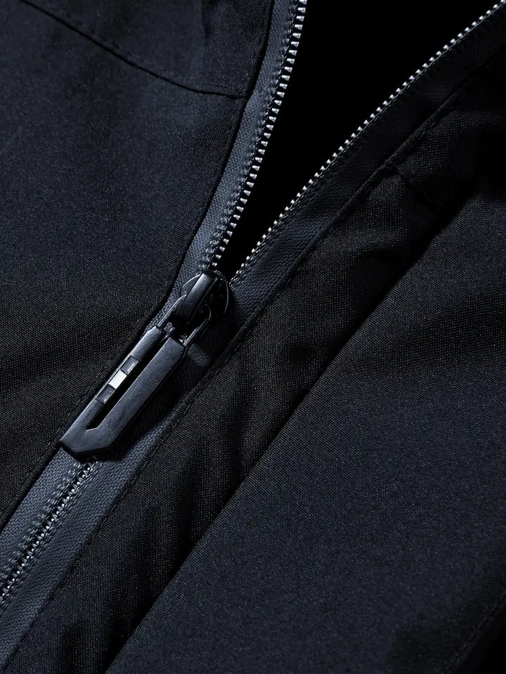 Heavy-duty men's regular fit winter parka. A durable, warm, and padded coat for severe cold.