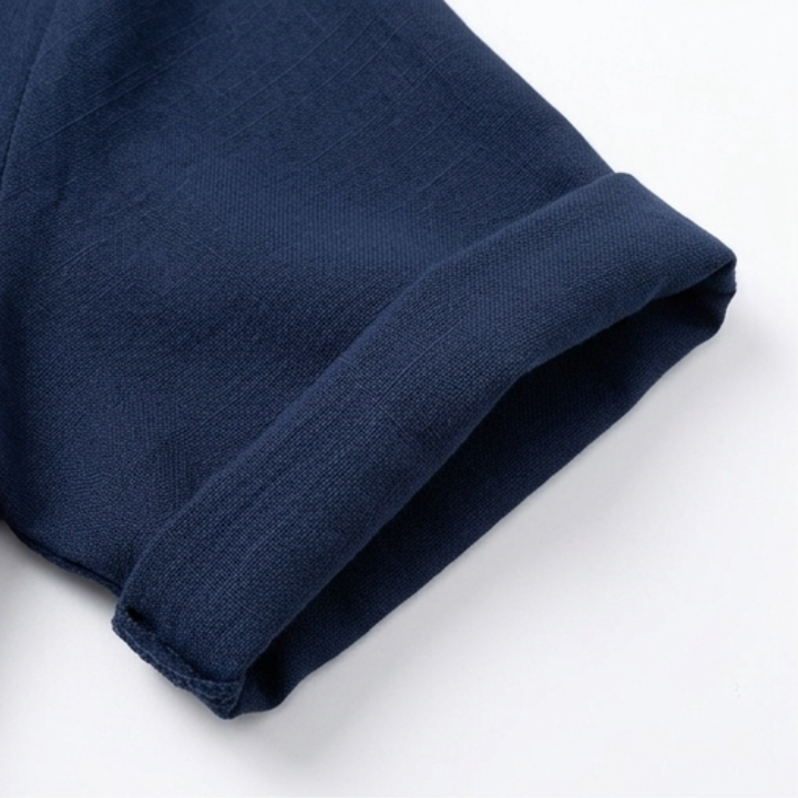 Effortless style in this women's V-neck relaxed fit blouse, short sleeve for daily comfort.