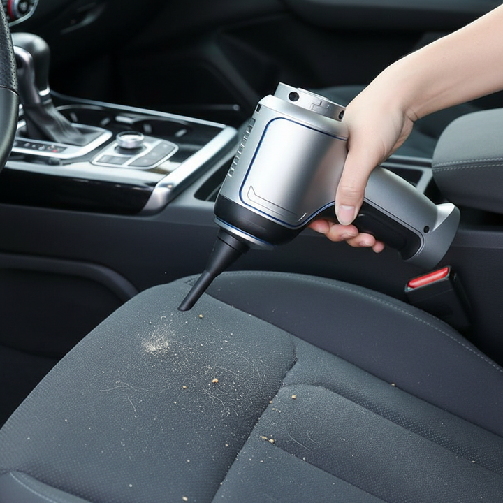 Cordless handheld car vacuum for ultimate freedom in auto interior cleaning, compact & rechargeable.