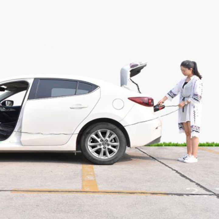 Portable wet/dry car vacuum cleaner for effortless auto interior detailing & cleaning.