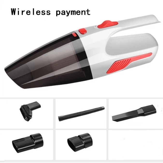 Wired handheld car vacuum for deep wet/dry interior cleaning & auto detailing.