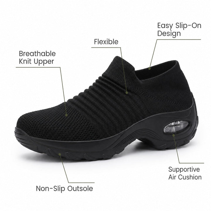 Lightweight & non-slip women's shoes for healthcare workers, ensuring comfort & support.