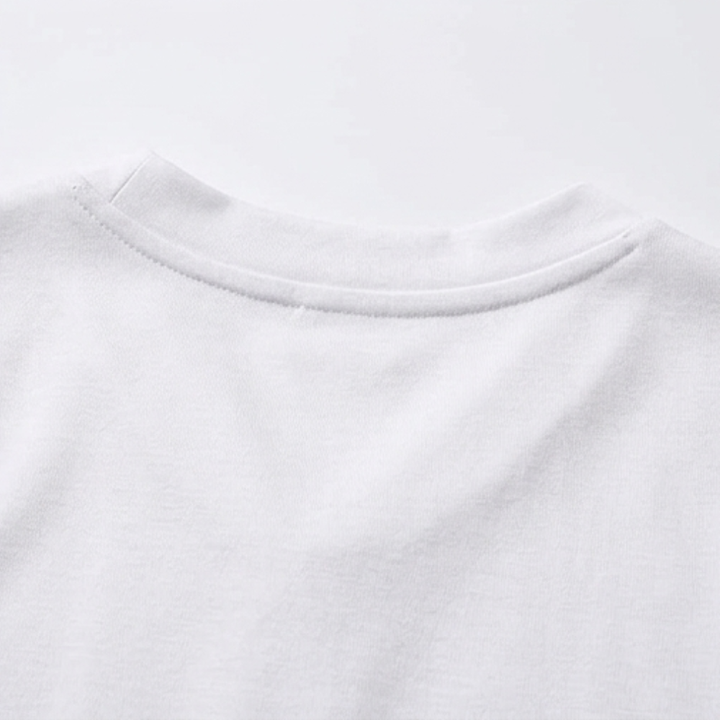 Rolled cuff V-neck short sleeve tee for women, ideal for relaxed everyday outfits.