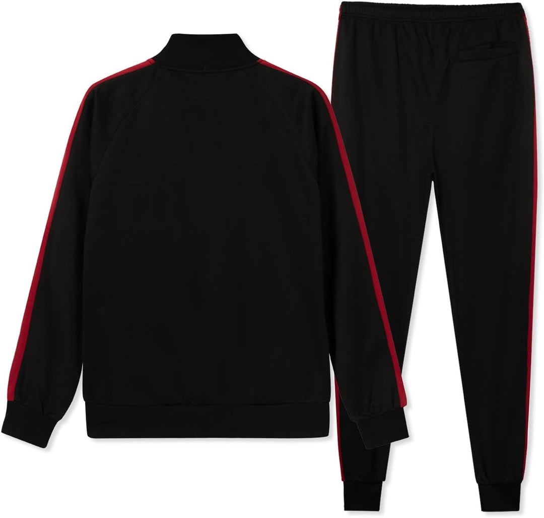 Ryan men's casual activewear, a complete tracksuit with jacket and tapered joggers.