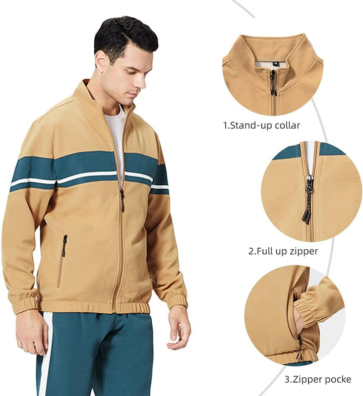 Ryan men's athletic tracksuit, offering both style and ease for any casual setting.