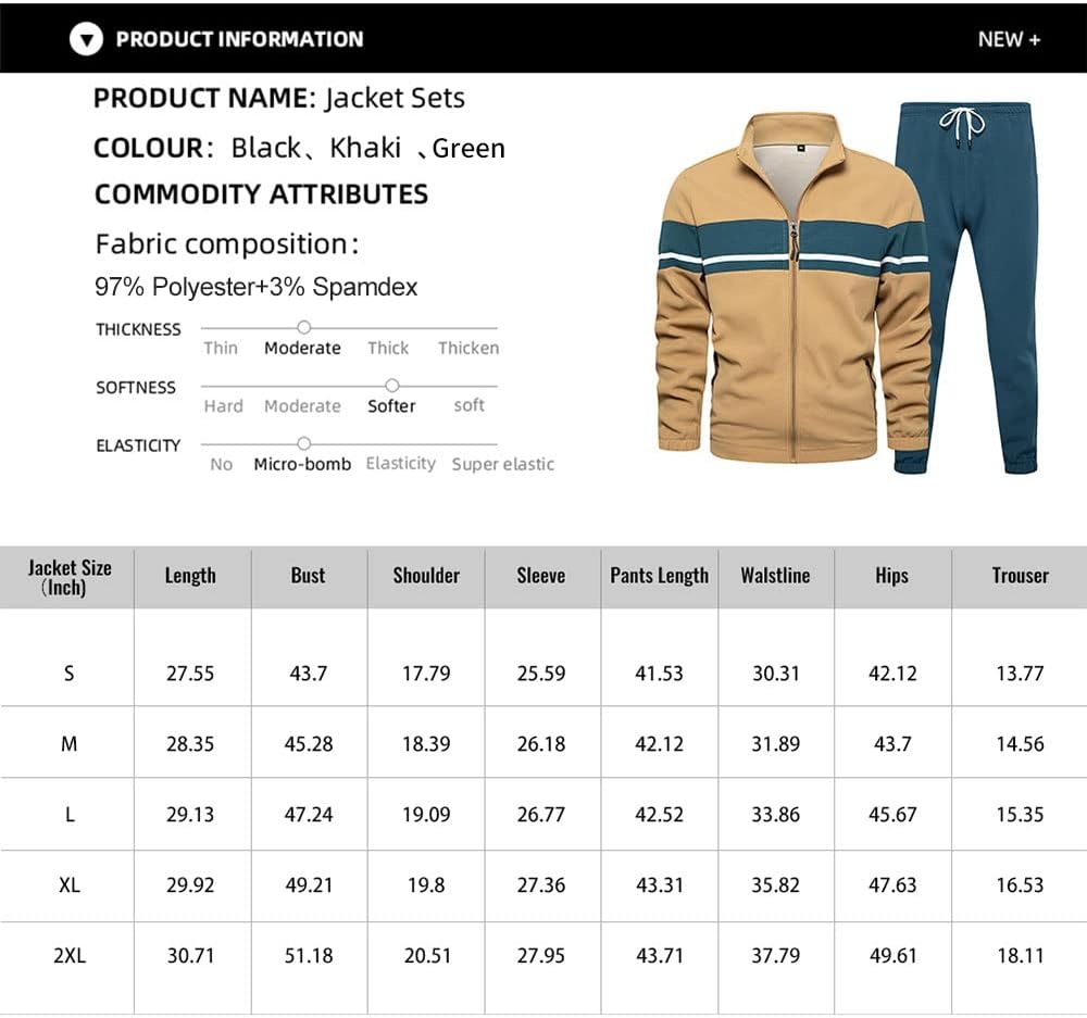 Men's Ryan activewear tracksuit, featuring breathable fabric for ultimate comfort.