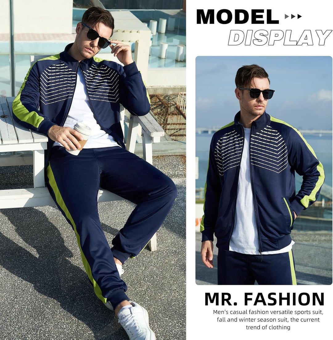Ryan men's comfort tracksuit, a soft jacket and jogger combo for relaxed days.