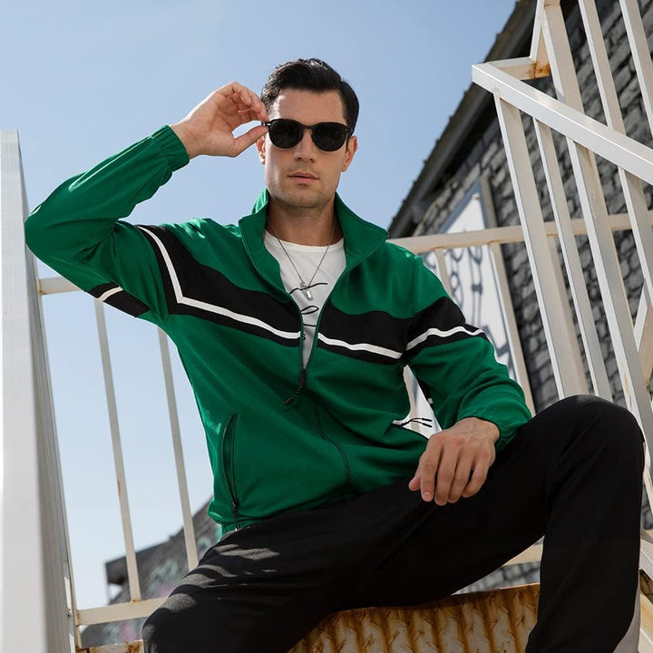 Men's Ryan athletic casual wear, a complete tracksuit for ease and movement.