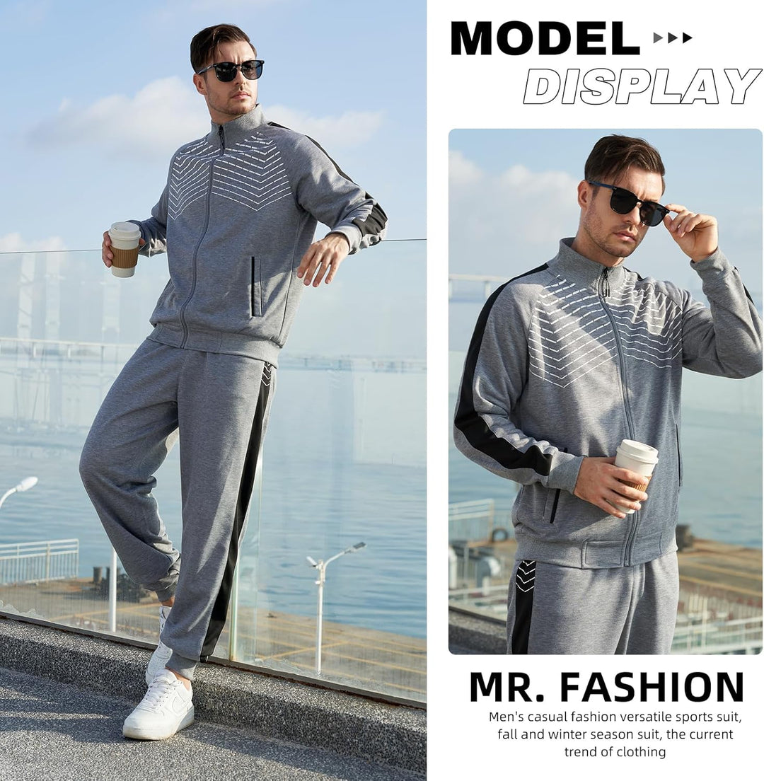 Ryan men's stylish jogger set, a complete tracksuit for a modern casual look.