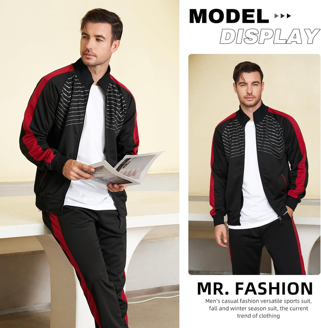 Sporty men's Ryan outfit, a stylish tracksuit set for activewear & casual occasions.
