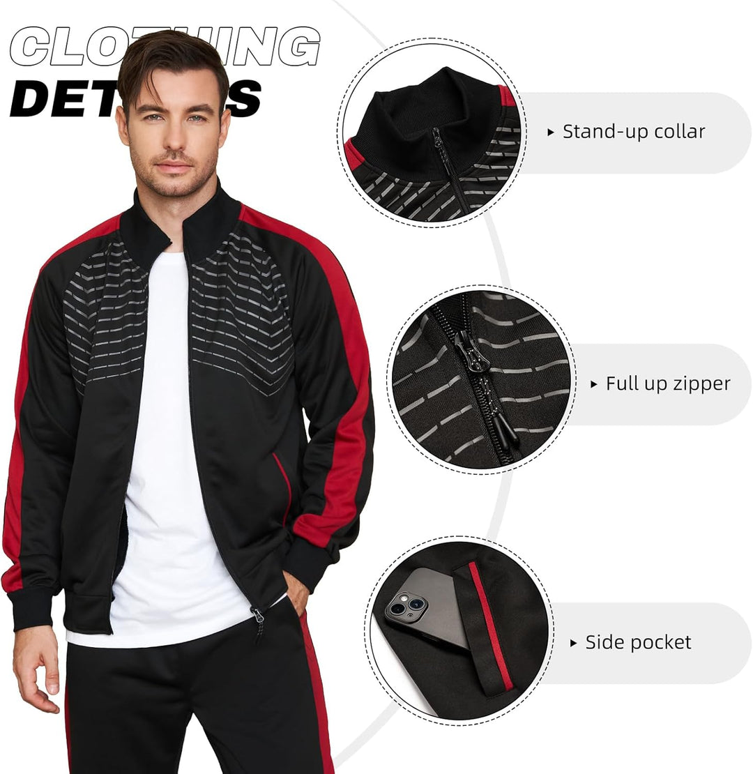 Men's Ryan comfort wear tracksuit, a cozy jacket and jogger set for relaxed style.