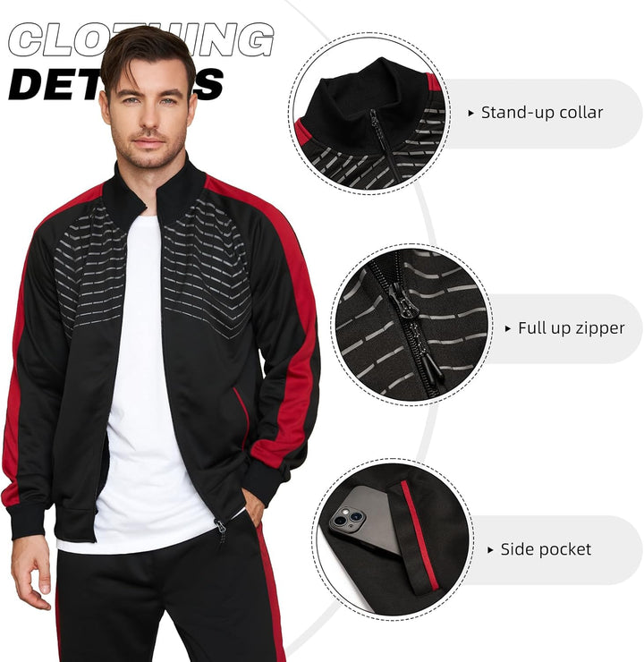 Men's Ryan comfort wear tracksuit, a cozy jacket and jogger set for relaxed style.