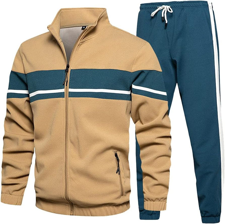 Men's Ryan sporty jacket and jogger set, perfect for a relaxed yet fashionable look.