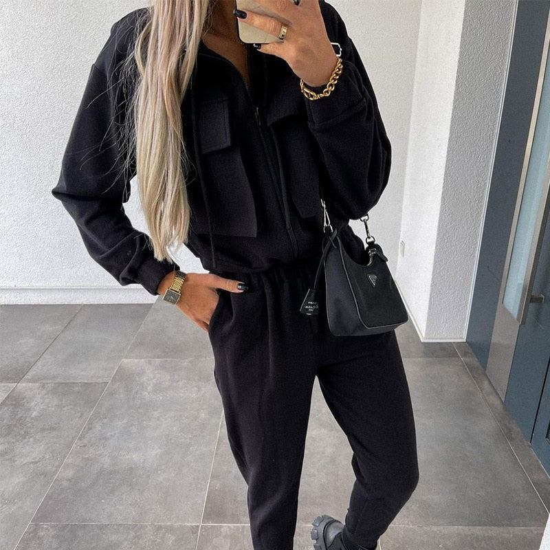 Modern women's casual jumpsuit, a comfortable and stylish one-piece. Great for elegant summer outfits & everyday ease.