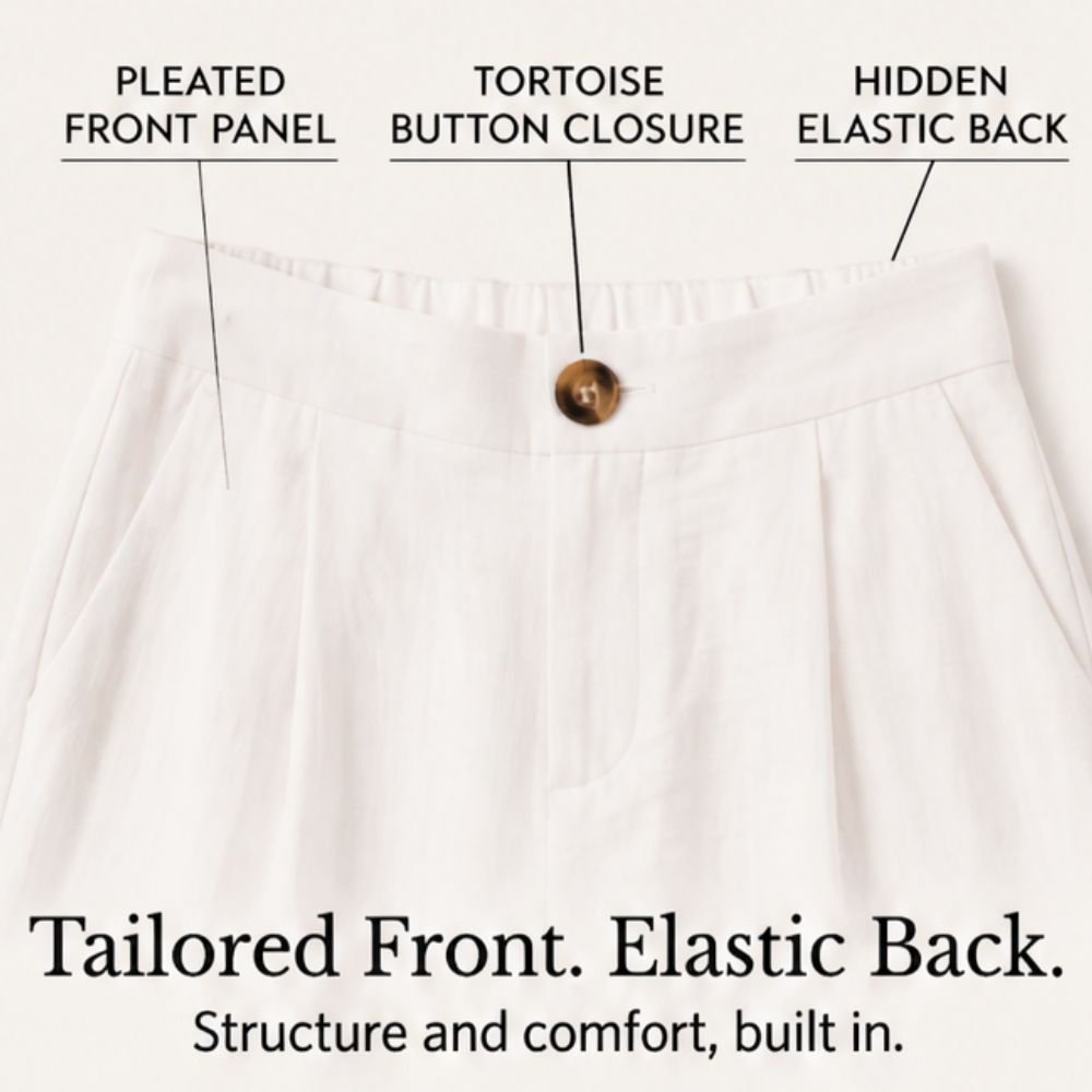 Women's elegant wide leg trousers with a comfortable high waist design.