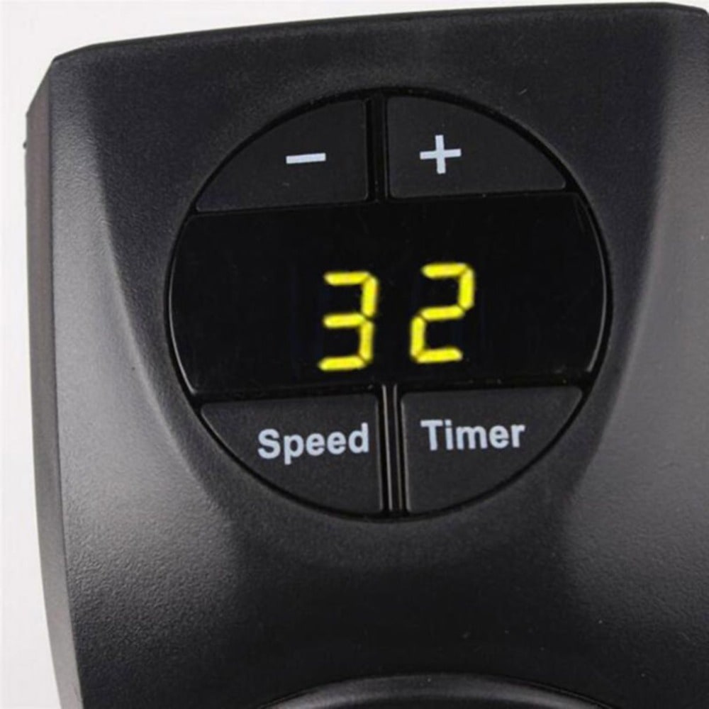 Digital display ceramic heater with timer for precise temperature control & cozy warmth.