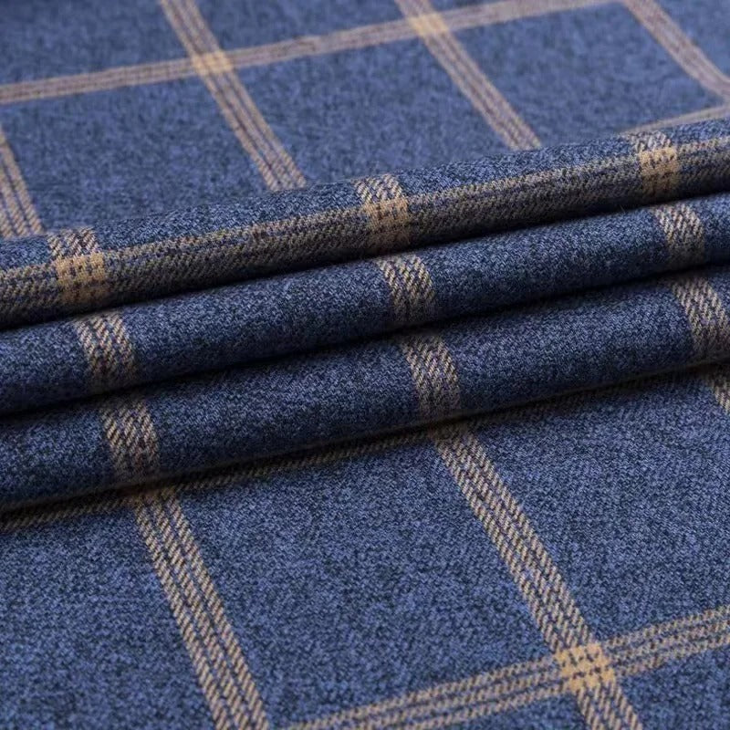 Victor men's long sleeve button-down checked cotton shirt, great for versatile casual fashion.