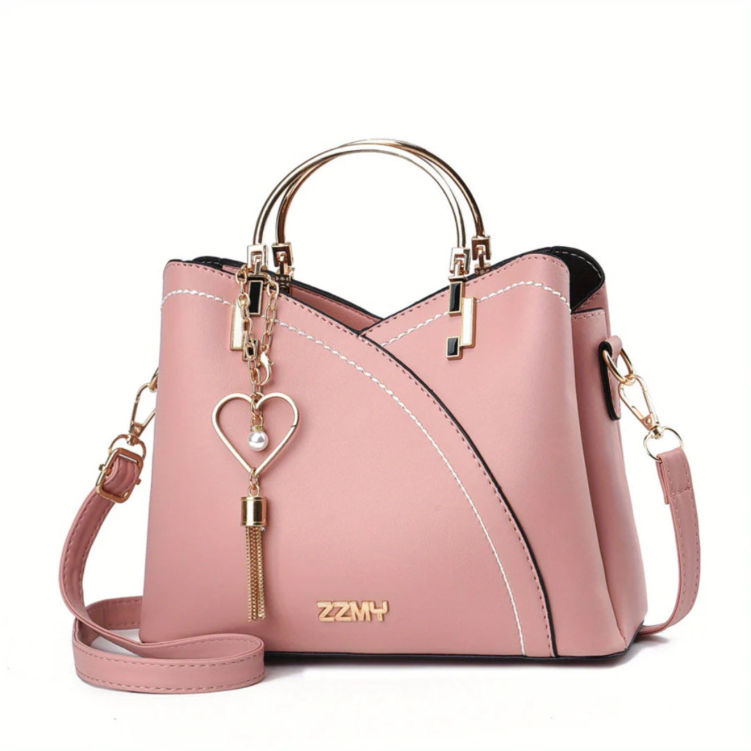 LuxeGrace women's faux leather shoulder bag, chic and elegant for versatile use.