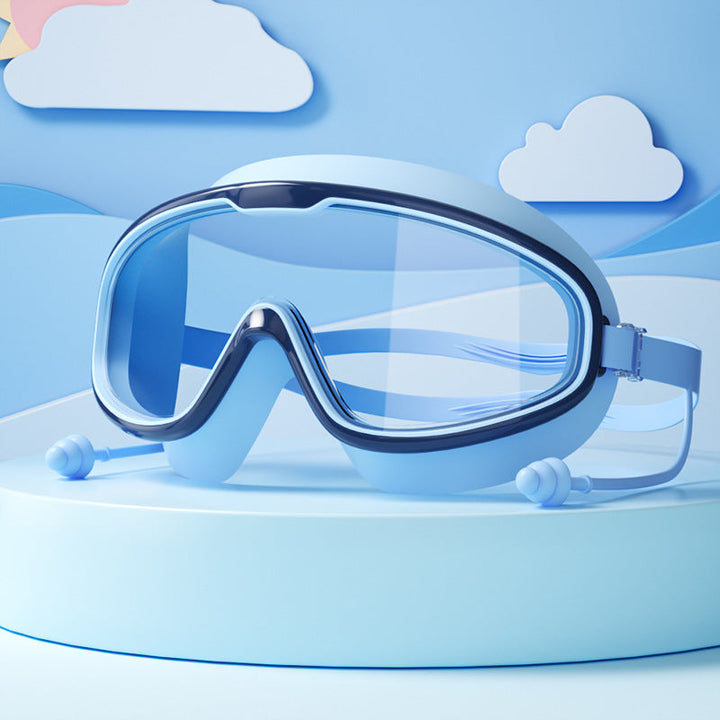 Explore underwater with anti-fog children's swim goggles, crystal clear vision for kids swimming. Adjustable comfort.