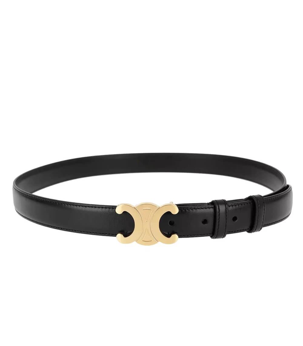 Stylish women's adjustable belt, available in black, a versatile accessory for dresses & casual wear.