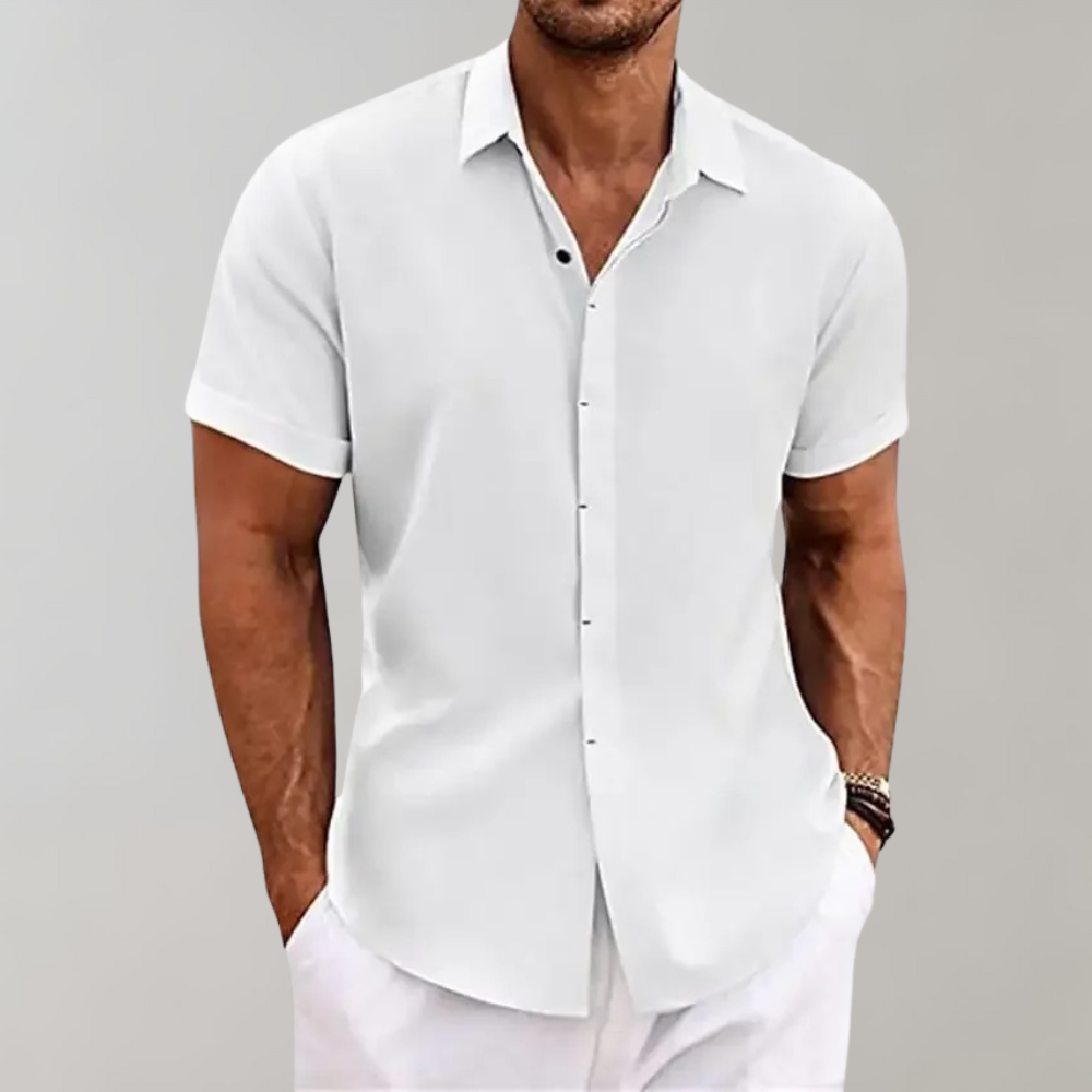 Elevate your style with this classic men's polo shirt, perfect for casual and smart summer outfits.
