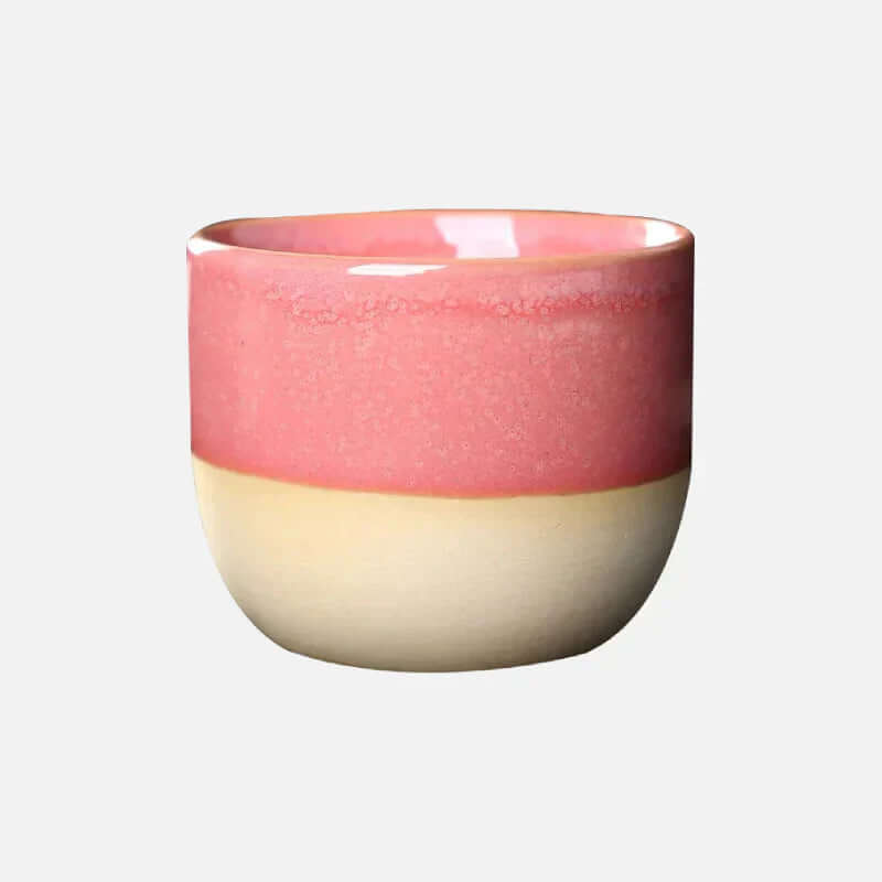 Daily use drinkware: a colorful ColorSplash ceramic mug, ideal as a tea cup or coffee cup. Modern kitchenware.