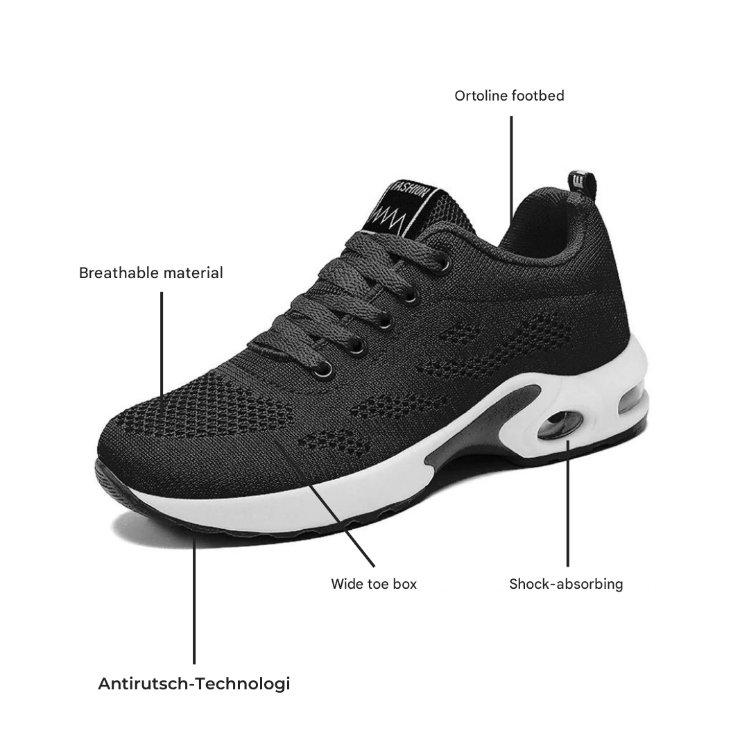 Women's orthopedic sneakers, engineered for superior walking comfort, overall foot health, and daily support.