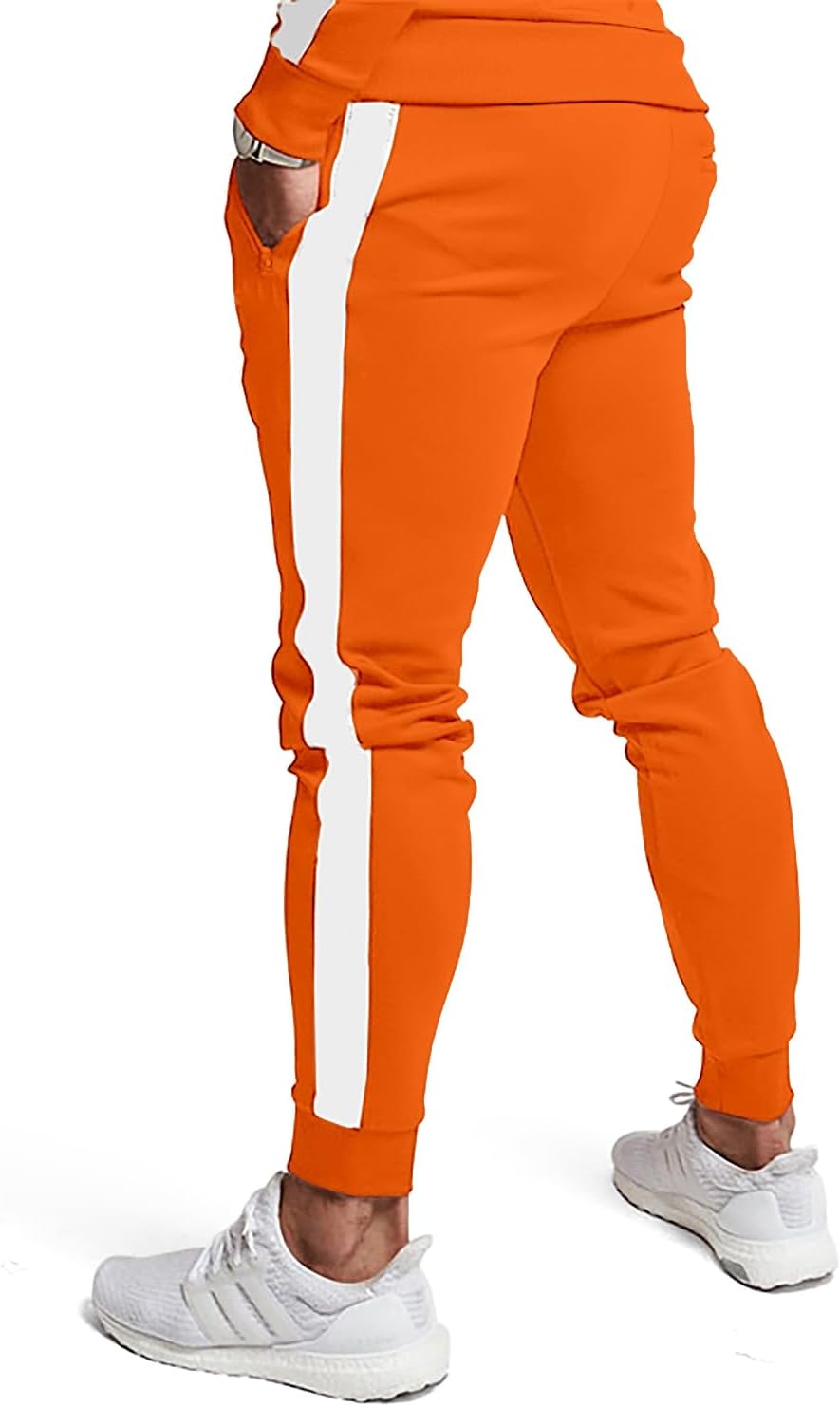 Stylish men's two-piece tracksuit, perfect for active lifestyle & gym.
