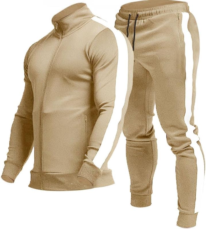 Men's casual athletic set, ultimate comfort & style for jogging.