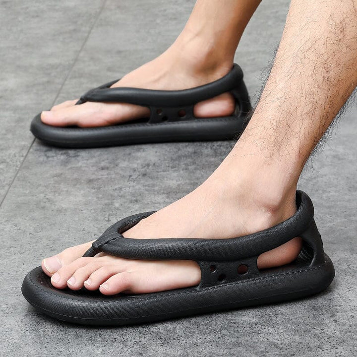 Comfortable women's foldable EVA summer sandals; ultralight & waterproof for all-day wear.