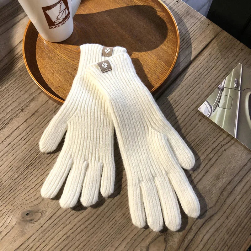 Ladies' soft touchscreen gloves, essential cold weather accessory.