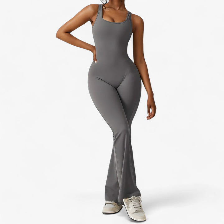 Fashionable women's one-piece, the Amélie jumpsuit offers comfort & casual chic appeal.