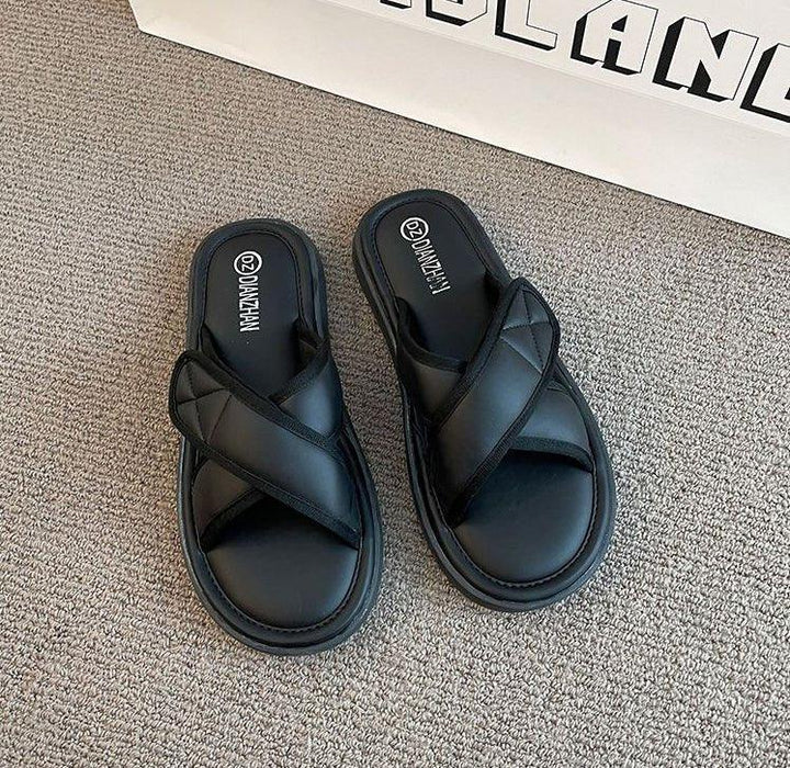 Supportive women's flip-flops, providing bunion relief, ergonomic design, and all-day comfort.