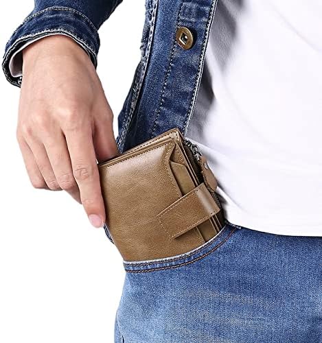 Handy women's compact leather wallet, RFID protection for cards, plus a useful coin section.