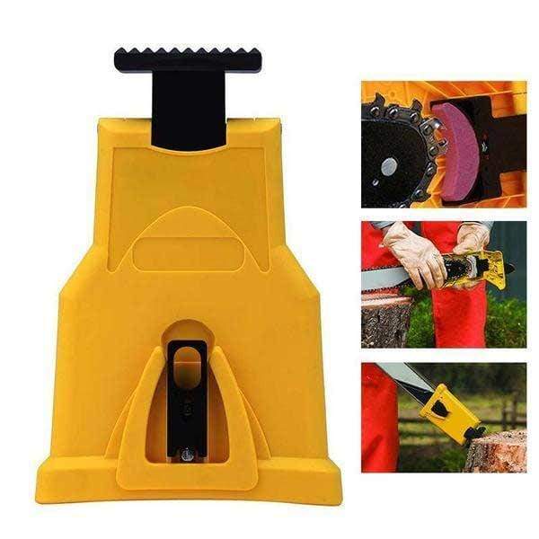 Versatile chainsaw blade sharpener tool, essential for quick and effective power tool blade maintenance & renewal.