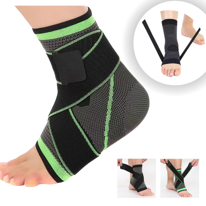 Elastic compression ankle sleeve for men & women, effective for pain, arthritis & sprain relief.