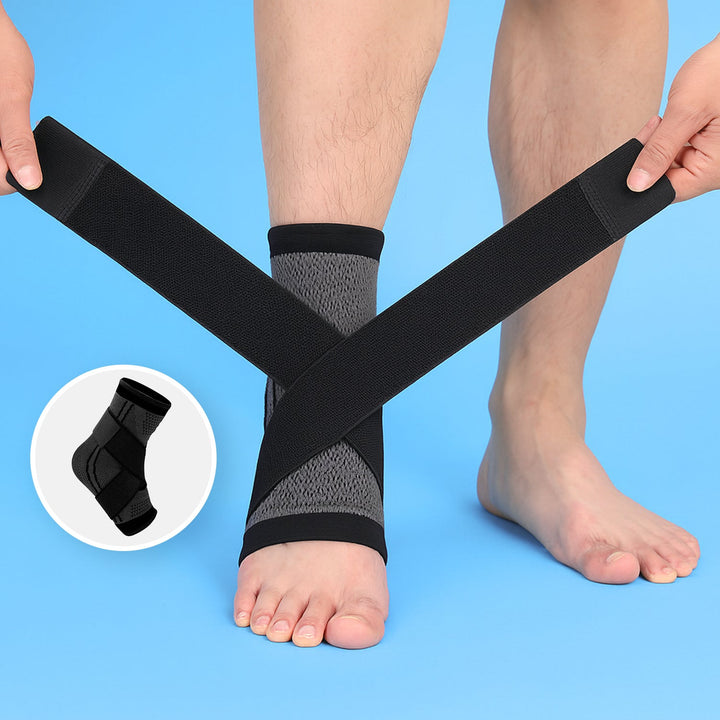 Compression foot sleeve reduces swelling, perfect for arthritis, sprains & general ankle support.