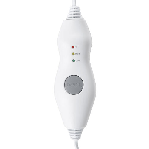 Electric heating pad: therapeutic heat therapy, pain relief for neck, shoulders, back. Comforting muscle relaxer.