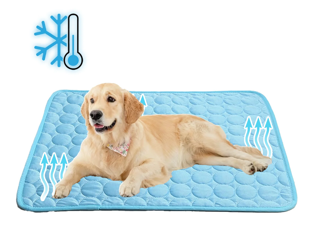 Self-cooling pet mat for dogs & cats, perfect summer bed & cooling pad.