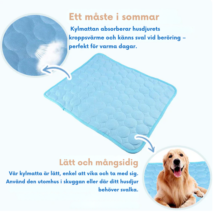 Stay comfortable with this washable pet cooling mat, an essential summer bed for dogs & cats.