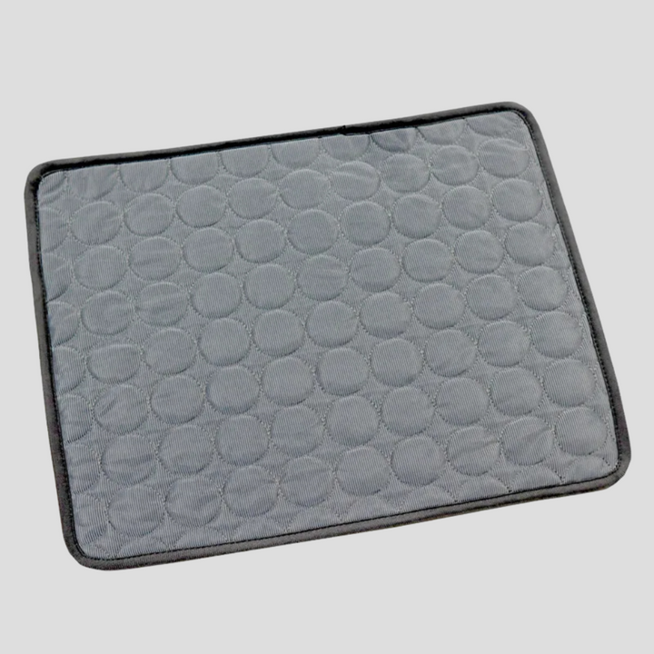 Self-cooling mat for dogs & cats, providing heat relief & comfort. Washable, portable pet bed for summer.