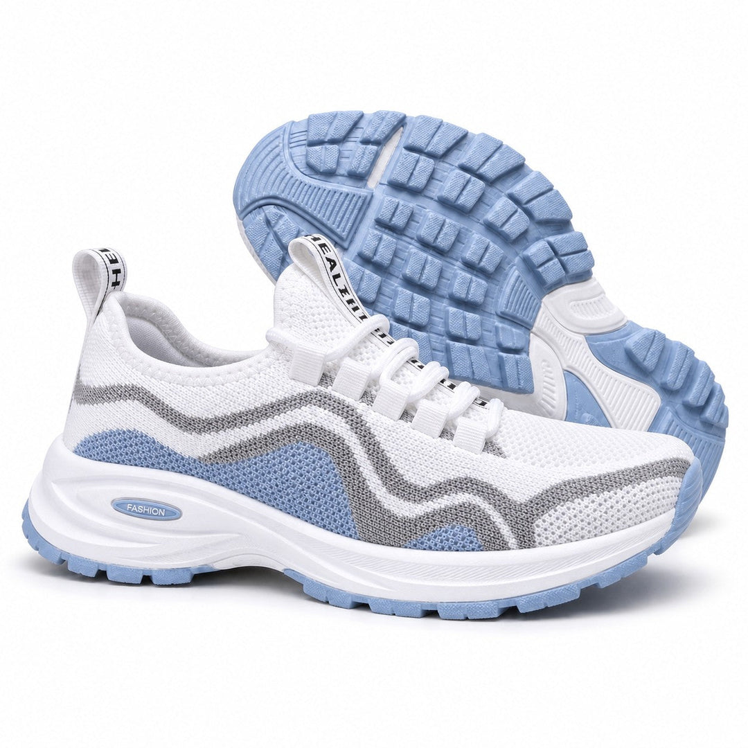 Women's Cora supportive walking shoes, engineered for stability & flexible movement.