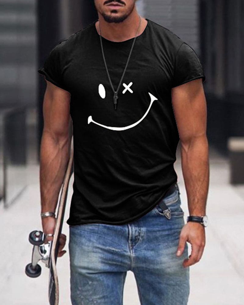 Comfortable men's Arlo cotton t-shirt. A versatile short sleeve summer top for casual wear & everyday style.