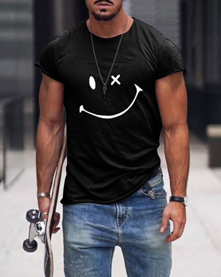 Comfortable men's Arlo cotton t-shirt. A versatile short sleeve summer top for casual wear & everyday style.