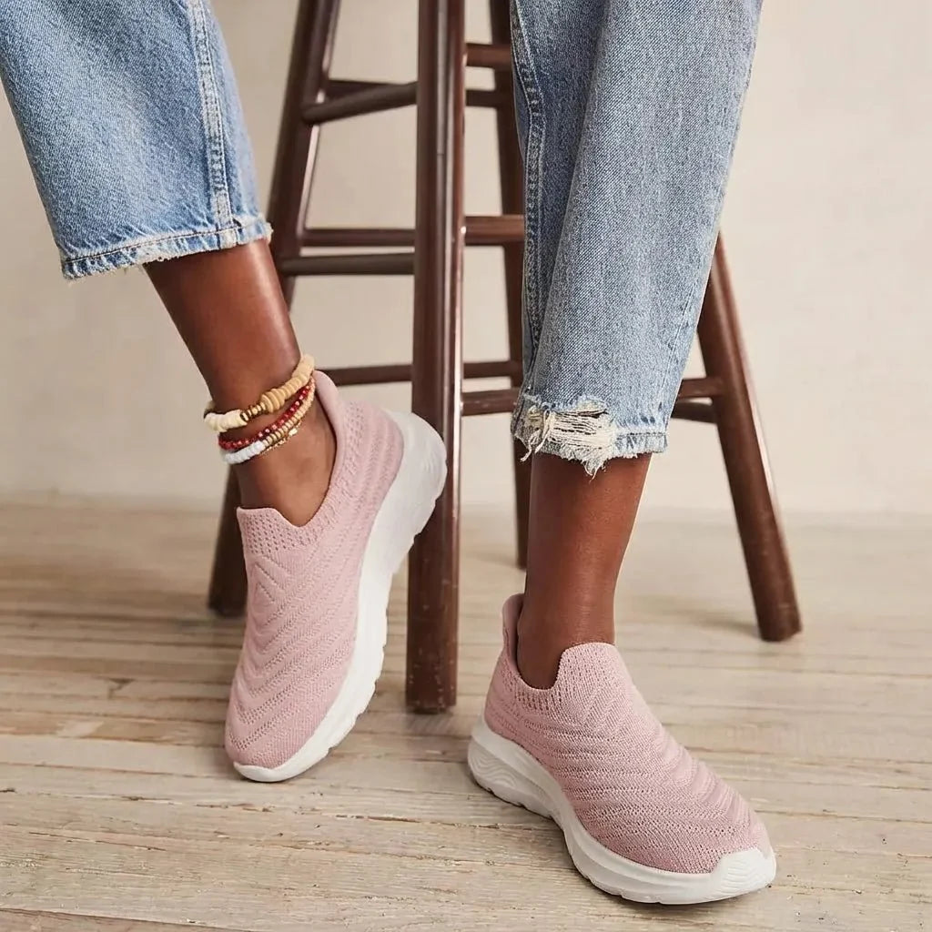 White Ortho Glide comfort shoes, supportive for healthcare, anti-fatigue on your feet.